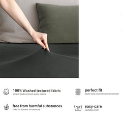 Hotel Quality Fitted sheets - 2 Piece Fitted sheets  -Breathable Bedding - Wrinkle, Fade, Stain Resistant- 26inch/40cm Deep P