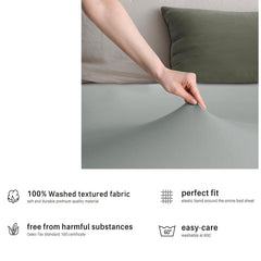 Hotel Quality Fitted sheets - 2 Piece Fitted sheets  -Breathable Bedding - Wrinkle, Fade, Stain Resistant- 26inch/40cm Deep P