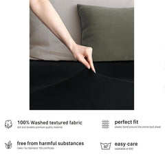 Hotel Quality Fitted sheets - 2 Piece Fitted sheets  -Breathable Bedding - Wrinkle, Fade, Stain Resistant- 26inch/40cm Deep P