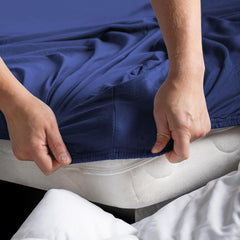 Hotel Quality Fitted sheets - 2 Piece Fitted sheets  -Breathable Bedding - Wrinkle, Fade, Stain Resistant- 26inch/40cm Deep P