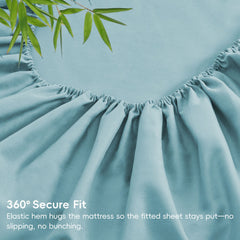 3 Piece Ultra Soft Bamboo Breathable Sheet Set -Hotel 2000TC Breathable Bed Sheets Set with 37 Centimetre Deep Pocket-Breatha