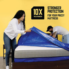 Mattress Bag Mattresses Protector Plastic Moving Storage Dust Cover Carry Bed Waterproof Zipper Packing Reusable Disposal, Ex