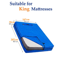 Mattress Bag Mattresses Protector Plastic Moving Storage Dust Cover Carry Bed Waterproof Zipper Packing Reusable Disposal, Ex