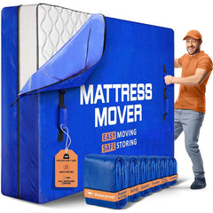 Waterproof Mattress Bag Mattresses Protector Plastic Moving Storage Dust Cover Carry Bed Zipper Packing Reusable Disposal, Ex