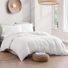 Hotel Soft Microfiber Duvet Cover Set-2000TC Quilt Cover Set & Pillowcases -1 Donna Cover Zipper Closure & 1 x Pillowcases-Br