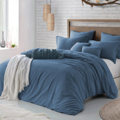 Hotel Soft Microfiber Duvet Cover Set-2000TC Quilt Cover Set & Pillowcases -1 Donna Cover Zipper Closure & 1 x Pillowcases-Br