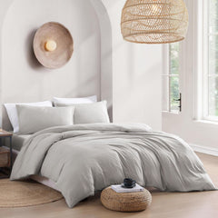 Hotel Soft Microfiber Duvet Cover Set-2000TC Quilt Cover Set & Pillowcases -1 Donna Cover Zipper Closure & 1 x Pillowcases-Br