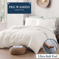 Hotel Soft Microfiber Duvet Cover Set-2000TC Quilt Cover Set & Pillowcases -1 Donna Cover Zipper Closure & 1 x Pillowcases-Br