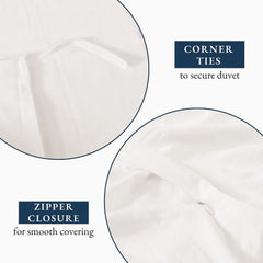 Hotel Soft Microfiber Duvet Cover Set-2000TC Quilt Cover Set & Pillowcases -1 Donna Cover Zipper Closure & 1 x Pillowcases-Br