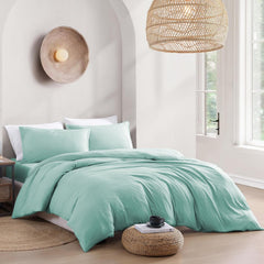 Hotel Soft Microfiber Duvet Cover Set-2000TC Quilt Cover Set & Pillowcases -1 Donna Cover Zipper Closure & 1 x Pillowcases-Br