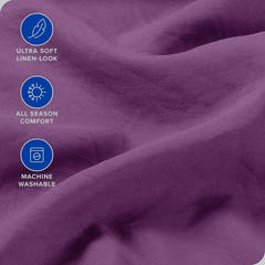 Hotel Quality Fitted Sheet - 1 Piece Fitted Sheet  -Breathable Bedding - Wrinkle, Fade, Stain Resistant- 16inch/40cm Deep Poc