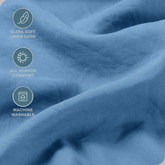 Hotel Quality Fitted Sheet - 1 Piece Fitted Sheet  -Breathable Bedding - Wrinkle, Fade, Stain Resistant- 16inch/40cm Deep Poc