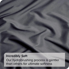 Hotel Quality Fitted Sheet - 1 Piece Fitted Sheet  -Breathable Bedding - Wrinkle, Fade, Stain Resistant- 16inch/40cm Deep Poc