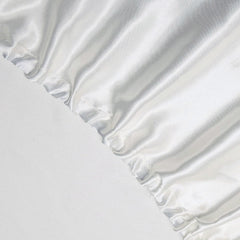 Art Silk Satin Sheet Set Hotel 4 Pieces Fitted/Flat Sheet Bedding Set-Luxury Soft Silky Sheets for Hair and Skin, Similar to 