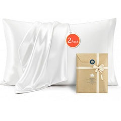Silk Pillowcase for Hair and Skin Mulberry Silk Pillowcase Soft Breathable Smooth Both Sided Natural Silk Pillowcase with Env