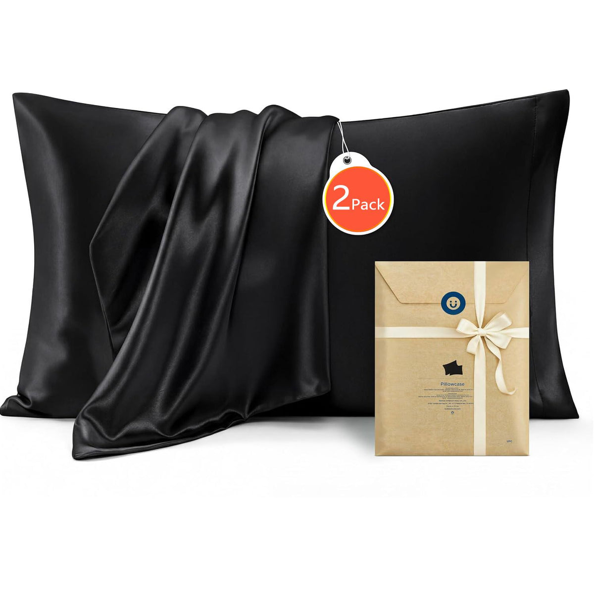 Silk Pillowcase for Hair and Skin Mulberry Silk Pillowcase Soft Breathable Smooth Both Sided Natural Silk Pillowcase with Env