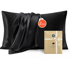 Silk Pillowcase for Hair and Skin Mulberry Silk Pillowcase Soft Breathable Smooth Both Sided Natural Silk Pillowcase with Env