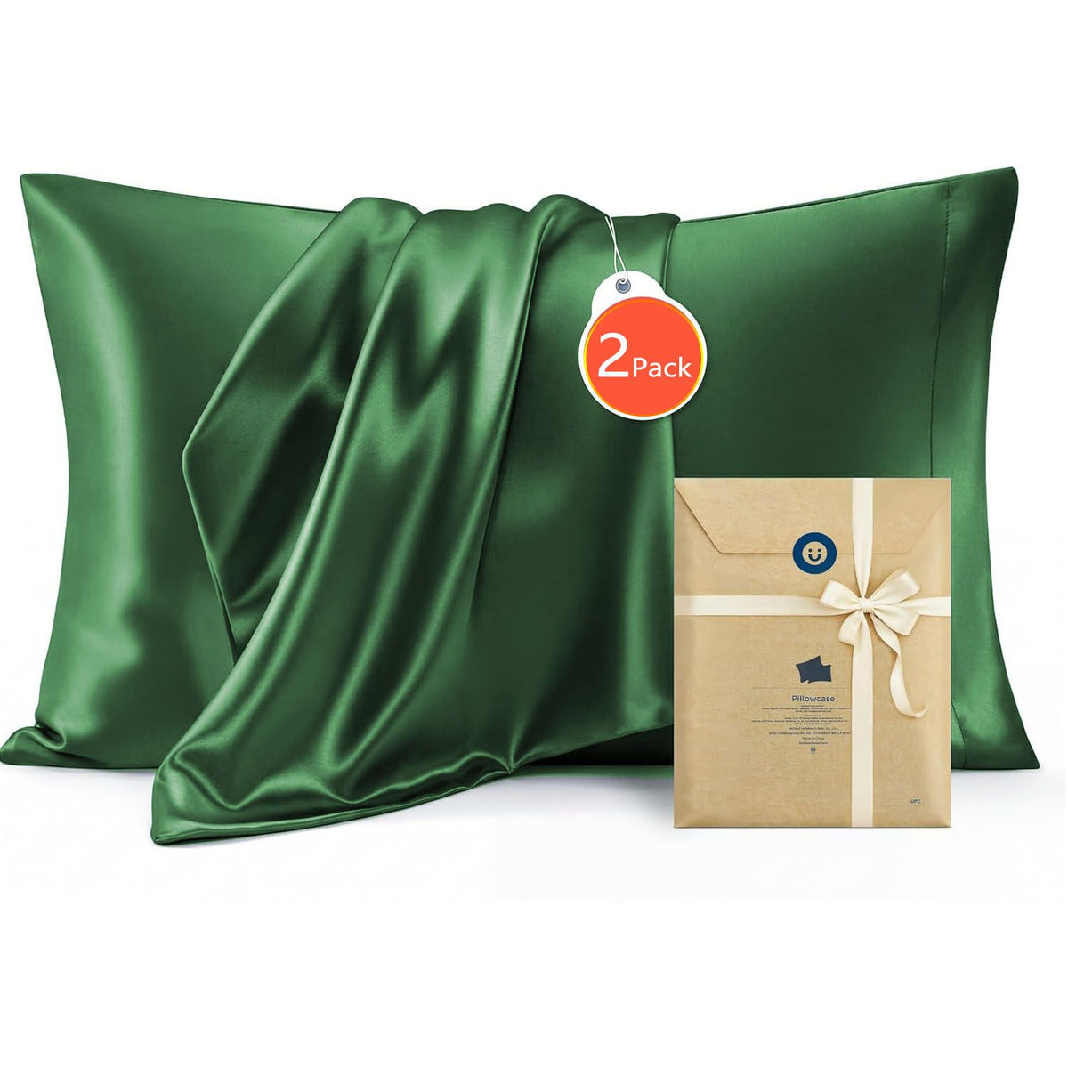 Silk Pillowcase for Hair and Skin Mulberry Silk Pillowcase Soft Breathable Smooth Both Sided Natural Silk Pillowcase with Env