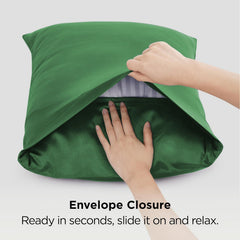 Silk Pillowcase for Hair and Skin Mulberry Silk Pillowcase Soft Breathable Smooth Both Sided Natural Silk Pillowcase with Env