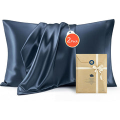 Silk Pillowcase for Hair and Skin Mulberry Silk Pillowcase Soft Breathable Smooth Both Sided Natural Silk Pillowcase with Env