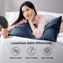 Silk Pillowcase for Hair and Skin Mulberry Silk Pillowcase Soft Breathable Smooth Both Sided Natural Silk Pillowcase with Env