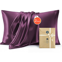Silk Pillowcase for Hair and Skin Mulberry Silk Pillowcase Soft Breathable Smooth Both Sided Natural Silk Pillowcase with Env