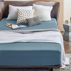 2000TC Hotel Quality Fitted Sheets - 2 Piece Fitted Sheets  -Breathable Bedding - Wrinkle, Fade, Stain Resistant- 16inch/40cm