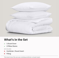 Hotel Soft Microfiber Duvet Cover Set-2000TC Quilt Cover Set & Pillowcases -1 Donna Cover Zipper Closure & 1 x Pillowcases-Br