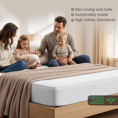 Hotel Quality Fitted Sheet - 1 Piece Fitted Sheet  -Breathable Bedding - Wrinkle, Fade, Stain Resistant- 16inch/40cm Deep Poc