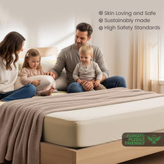 Hotel Quality Fitted Sheet - 1 Piece Fitted Sheet  -Breathable Bedding - Wrinkle, Fade, Stain Resistant- 16inch/40cm Deep Poc