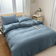 Hotel Soft Microfiber Duvet Cover Set-2000TC Quilt Cover Set & Pillowcases -1 Donna Cover Zipper Closure & 1 x Pillowcases-Br
