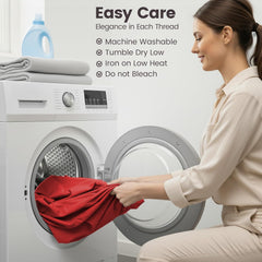 Hotel Quality Fitted Sheet - 1 Piece Fitted Sheet  -Breathable Bedding - Wrinkle, Fade, Stain Resistant- 16inch/40cm Deep Poc