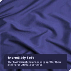 Hotel Soft Microfiber Duvet Cover Set-2000TC Quilt Cover Set & Pillowcases -1 Donna Cover Zipper Closure & 1 x Pillowcases-Br