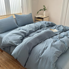Hotel Soft Microfiber Duvet Cover Set-2000TC Quilt Cover Set & Pillowcases -1 Donna Cover Zipper Closure & 1 x Pillowcases-Br