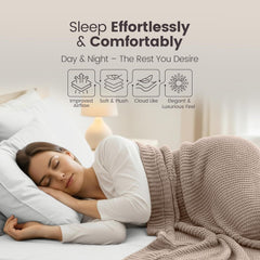 Hotel Quality Fitted Sheet - 1 Piece Fitted Sheet  -Breathable Bedding - Wrinkle, Fade, Stain Resistant- 16inch/40cm Deep Poc