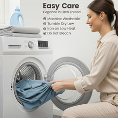 Hotel Quality Fitted Sheet - 1 Piece Fitted Sheet  -Breathable Bedding - Wrinkle, Fade, Stain Resistant- 16inch/40cm Deep Poc