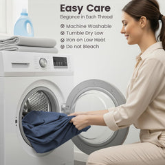 Hotel Quality Fitted Sheet - 1 Piece Fitted Sheet  -Breathable Bedding - Wrinkle, Fade, Stain Resistant- 16inch/40cm Deep Poc
