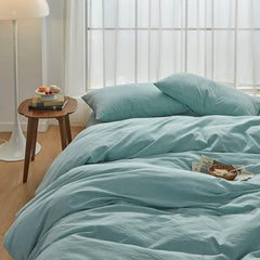 Hotel Soft Microfiber Duvet Cover Set-2000TC Quilt Cover Set & Pillowcases -1 Donna Cover Zipper Closure & 1 x Pillowcases-Br