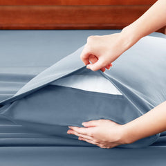 Hotel Soft Bed Sheet Set- Bedding Sheets & Pillowcases -Breathable Bedding - Wrinkle, Fade, Stain Resistant-Deep Pocket Flat 