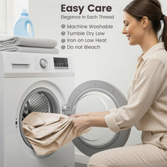 Hotel Quality Fitted Sheet - 1 Piece Fitted Sheet  -Breathable Bedding - Wrinkle, Fade, Stain Resistant- 16inch/40cm Deep Poc