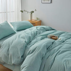 Hotel Soft Microfiber Duvet Cover Set-2000TC Quilt Cover Set & Pillowcases -1 Donna Cover Zipper Closure & 1 x Pillowcases-Br