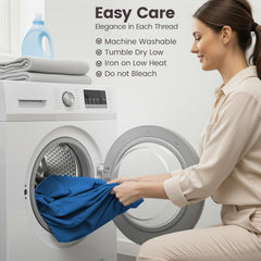 Hotel Quality Fitted Sheet - 1 Piece Fitted Sheet  -Breathable Bedding - Wrinkle, Fade, Stain Resistant- 16inch/40cm Deep Poc