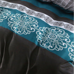 3 Piece Hotel Soft Microfiber Quilt Cover Set-2000TC Duvet/Donna Cover Set & Pillowcases -1 Quilt Cover Zipper Closure & 1 x 