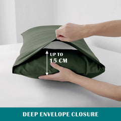 3 Piece Hotel Soft Microfiber Quilt Cover Set-2000TC Duvet/Donna Cover Set & Pillowcases -1 Quilt Cover Zipper Closure & 1 x 