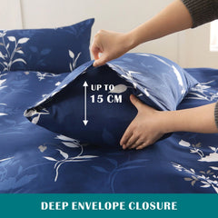 3 Piece Hotel Soft Microfiber Quilt Cover Set-2000TC Duvet/Donna Cover Set & Pillowcases -1 Quilt Cover Zipper Closure & 1 x 