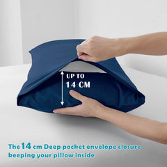 4 Piece Bed Sheet Set- Bedding Sheets & Pillowcases -Breathable Bedding - Wrinkle, Fade, Stain Resistant-Deep Pocket Flat Fit