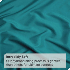4 Piece Bed Sheet Set- Bedding Sheets & Pillowcases -Breathable Bedding - Wrinkle, Fade, Stain Resistant-Deep Pocket Flat Fit