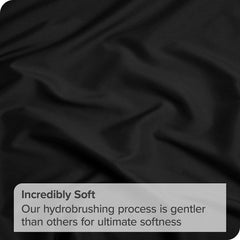 Hotel Quality Fitted Sheet - 1 Piece Fitted Sheet  -Breathable Bedding - Wrinkle, Fade, Stain Resistant- 16inch/40cm Deep Poc