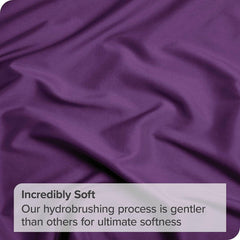 3 Piece Fitted Sheet Set- Fitted Sheet & Pillowcases -Breathable Bedding - Wrinkle, Fade, Stain Resistant- 40cm Deep Pocket F