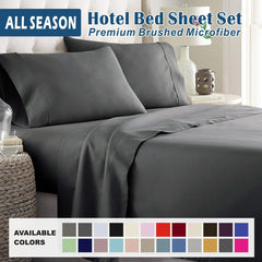 3 Piece Bed Sheet Set- Bedding Sheets & Pillowcases -Breathable Bedding - Wrinkle, Fade, Stain Resistant-Deep Pocket Flat Fit